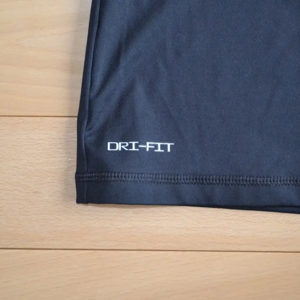 Nike Short Sleeve Tee T-Shirt Black Size XL Dri-Fit